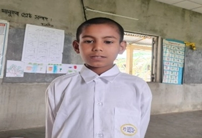 After attending a motivational camp, Karimul Ali from Baksa district is back in school. After attending a motivational camp, Karimul Ali from Baksa district is back in school.