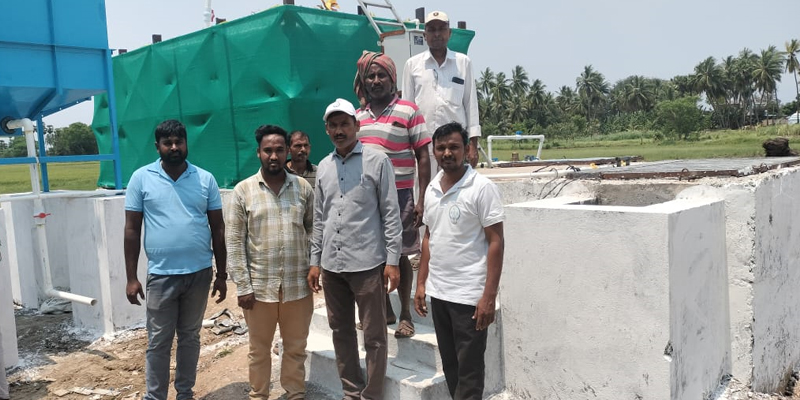 Setting up of the CAMuS-SBT at Laxmipuram