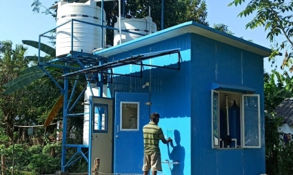 Community Owned and Operated Drinking Water Purification System (COPS) illustration