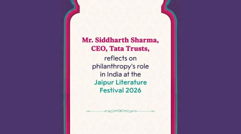 Beyond the Silos: The Future of Indian Philanthropy | Siddharth Sharma, CEO, Tata Trusts | JLF 2026